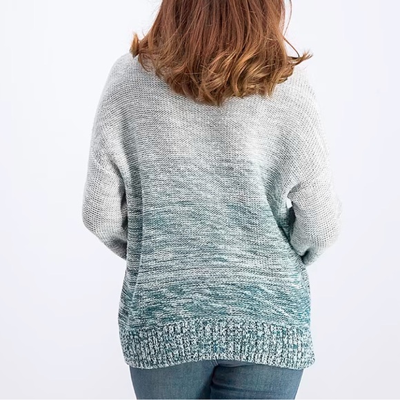 Style & Co Ombre Braid Sweater - Picture 2 of 13